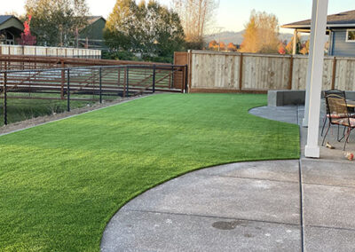 Patio View Point Of Artificial Turf